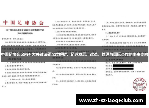 中国足协会议前五大关键议题深度解析：足球发展、改革、管理与国际合作的未来走向