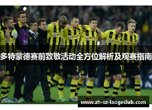 多特蒙德赛前致敬活动全方位解析及观赛指南