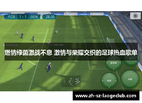 燃情绿茵激战不息 激情与荣耀交织的足球热血歌单